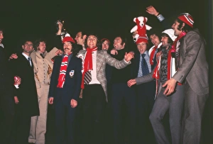 Sunderland players during their victorious 1973 FA Cup homecoming Sunderland players during their victorious 1973 FA Cup homecoming