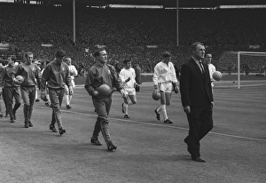 The teams walk out for the 1967 FA Cup Final The teams walk out for the 1967 FA Cup Final