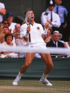 Tennis Prints: Ivan Lendl Print - 1989 Wimbledon Semi-Final