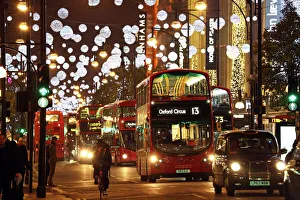 Christmas lights and decorations in London, England Christmas lights and decorations in London, England