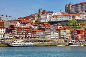 The city of Porto, the cathedral and the River Douro, Portugal The city of Porto, the cathedral and the River Douro, Portugal