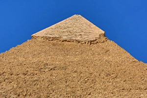 The Great Pyramid of Khufu (or Cheops) on the Giza Plateau, Cairo, Egypt The Great Pyramid of Khufu (or Cheops) on the Giza Plateau, Cairo, Egypt