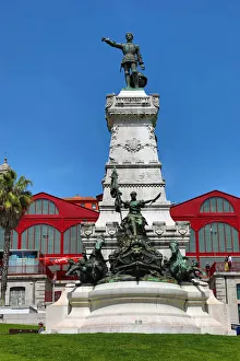 The Mercado Ferreira Borges in the Praca do Infante Dom Henrique in Porto, Portugal The Mercado Ferreira Borges in the Praca do Infante Dom Henrique in Porto, Portugal