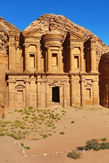 The Monastery, Ad-Deir, in the rock city of Petra, Jordan The Monastery, Ad-Deir, in the rock city of Petra, Jordan