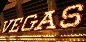 Souvenir of Neon Lights on casino in Las Vegas, America Souvenir of Neon Lights on casino in Las Vegas, America