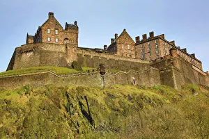 View of Edinburgh Castle in Edinburgh, Scotland View of Edinburgh Castle in Edinburgh, Scotland