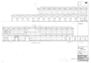 Historic Railway Stations England Prints: Bournemouth Station Up Side External Elevations [1989]