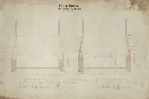 Forth Bridge Prints: Forth Bridge Print: Inch-Garvie South East Caisson