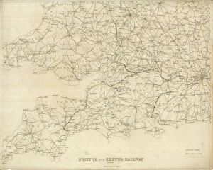 Brunel Prints: Bristol and Exeter Railway Print [1836] - I.K. Brunel Engineer