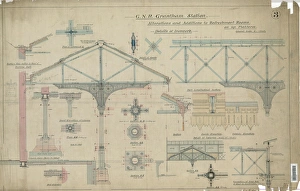 Train Station Design Prints: Grantham Station