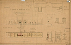 Salisbury Station Print: Engine Men Accommodation Under Tank