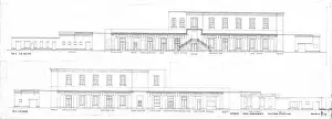 Network Rail Swindon Station Platform Elevations Print