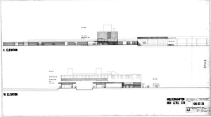 Wolverhampton High Level Station Print - South and West Elevations