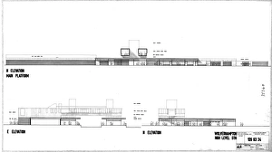 Wolverhampton High Level Station Print: North and East Elevations