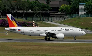 Airbus A320 Philippine Airlines at Changi Airport Singapore Airbus A320 Philippine Airlines at Changi Airport Singapore