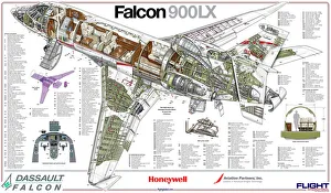 Cutaways/cutaway posters/dassault falcon 900lx cutaway poster Cutaways/cutaway posters/dassault falcon 900lx cutaway poster