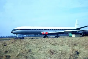 Vintage Commercial Planes Prints: DH Comet Dan Air
