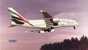 Large Commercial Planes Prints: Flight, 2-EMIRATESA380F