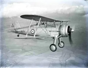 Gloster Gladiator Biplane Fighter Aircraft Print