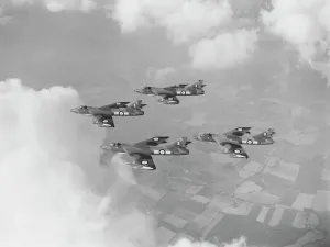 Hawker Hunter Formation Print (A-A Side)