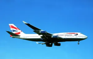 Boeing 747 Prints: Boeing 747-400 British Airways Print