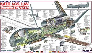Cutaways/unmanned aerial vehicles/northrop grumman rq4 nato ags global hawk Cutaways/unmanned aerial vehicles/northrop grumman rq4 nato ags global hawk