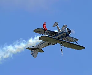 Wing Walking on Boeing Stearman