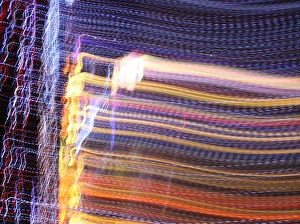 Framed Print : Abstract Raining Light Print