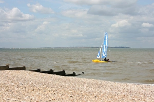 British Seaside Prints: The beach, Whitstable, Kent