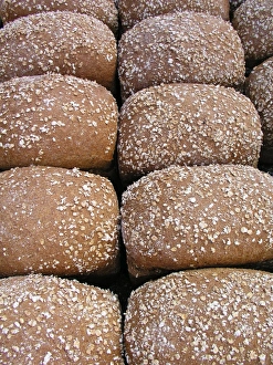 Bread Photography Prints: Brown bread rolls