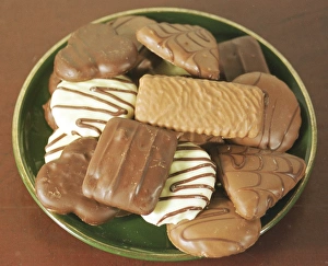Chocolate Baked Goods Prints: Chocolate biscuits
