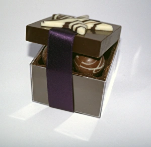 Colorful Easter Treats Prints: Easter eggs in a chocolate box
