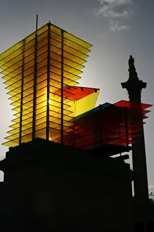 Trafalgar Square Photos Prints: Model for a Hotel, Thomas Schuttes sculpture on the Forth Plinth, Trafalgar Square