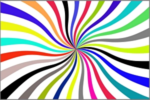 Colorful Background Design Prints: Rainbow swirl