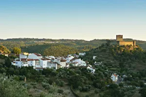 The 13th century castle of the fortified medieval village of Belver, Beira Baixa The 13th century castle of the fortified medieval village of Belver, Beira Baixa