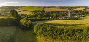13th Century St Nicholas and St Cyriac church in the village of South Pool, South Hams 13th Century St Nicholas and St Cyriac church in the village of South Pool, South Hams