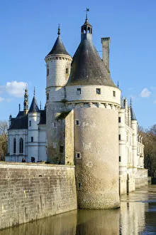 15th Century Tour des Marques at Chateau de Chenonceau castle on the Cher River 15th Century Tour des Marques at Chateau de Chenonceau castle on the Cher River