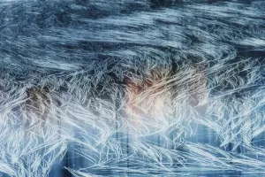 Abstract Reflection Print, Appennines Italy