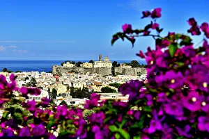 Acropolis, castle hill with Il Castello and Cathedral of San Bartolo, Lipari, Aeolian Acropolis, castle hill with Il Castello and Cathedral of San Bartolo, Lipari, Aeolian