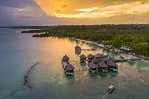 Aerial view of Azul Paradise Resort, province of Bocas Del Toro, Panama Aerial view of Azul Paradise Resort, province of Bocas Del Toro, Panama