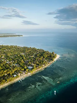 Aerial view of Gili Islands, Lombok Region, Indonesia Aerial view of Gili Islands, Lombok Region, Indonesia