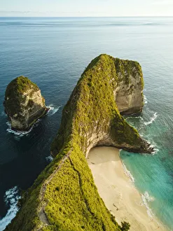 Aerial View of Kelingking Beach, Klungkung, Nusa Penida, Bali, Indonesia Aerial View of Kelingking Beach, Klungkung, Nusa Penida, Bali, Indonesia
