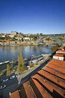 Aerial view of Oporto, capital of the Port wine, and the Ribeira district, UNESCO Aerial view of Oporto, capital of the Port wine, and the Ribeira district, UNESCO