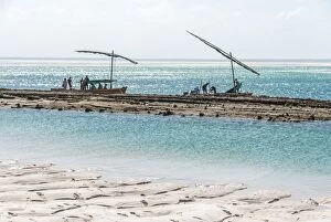 Related Images Collection: Africa, Mozambique, Bazaruto Islands. Fishermen at the Bazaruto Islands