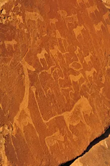 Africa, Namibia, Damaraland, Twyfelfontein, UNESCO World Heritage Site, Rock Art Africa, Namibia, Damaraland, Twyfelfontein, UNESCO World Heritage Site, Rock Art