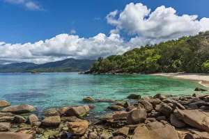 Africa, Seychelles, Mahe. The Beach of Anse Soleil Africa, Seychelles, Mahe. The Beach of Anse Soleil