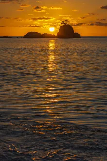 Africa, Seychelles, Mahe. Sunset at Anse Soleil Africa, Seychelles, Mahe. Sunset at Anse Soleil