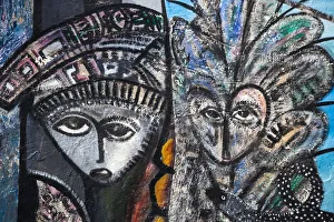 Afro-Cuban murals by Salvador Gonzalez, Callejon de Hamel, Cento Habana, Havana, Cuba Afro-Cuban murals by Salvador Gonzalez, Callejon de Hamel, Cento Habana, Havana, Cuba