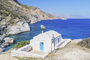 Agia Anna beach, Amorgos, Cyclades, Greece, Europe Agia Anna beach, Amorgos, Cyclades, Greece, Europe