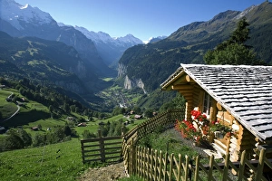 Alpine Cabin Switzerland Prints: Alpine Cabin